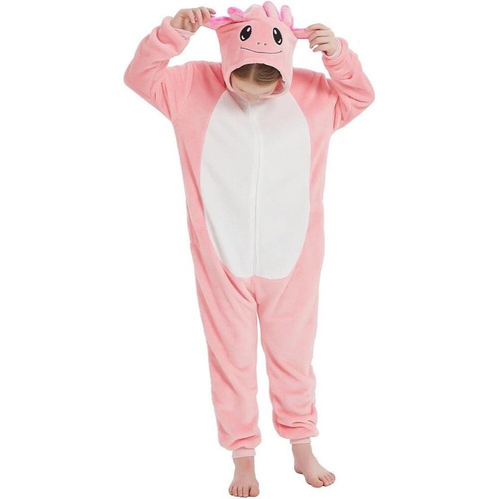 Unisex Flying Squirrel Kids Soft Fleece Pajamas Cosplay Costumes One piece NEW